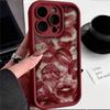 Full Coverage Anti-Fall iPhone Case for Models 11-15 with Red Lipstick Design