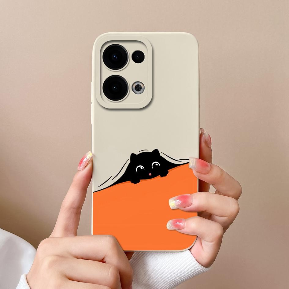 Pentru Oppo Reno13 Pro 12F Realme C75 Realme 14 Pro Plus F27 A3 NFC A40 A40m A60 Huse Drăguț Panda Broască Silicon Lichid Moale Anti-Alunecare Husă Pentru Oppo Carcasă