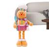Gingerbread Decor Gingerbread House Decorations Adorable Washable Figurine Decor With Retractable Legs For Classroom Tiered