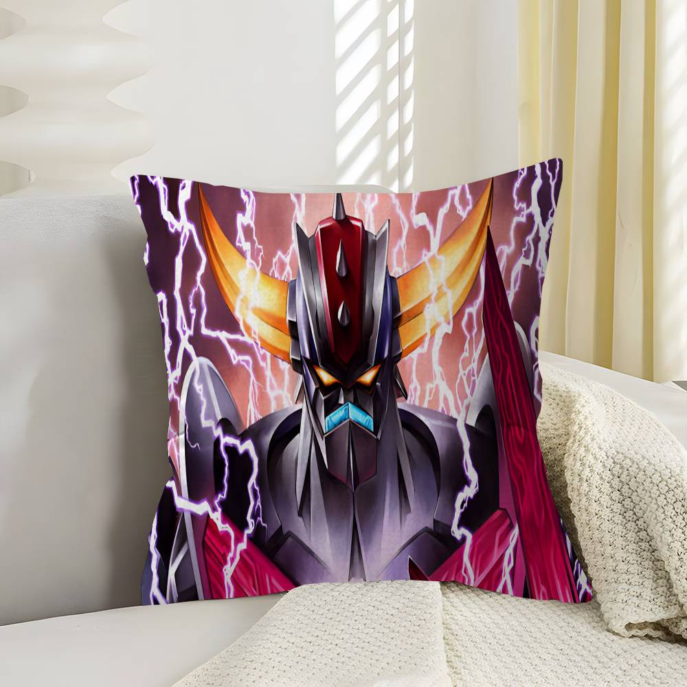 UFO ROBO GRENDIZER GOLDORAK Anmie 45*45cm Cushion Cover Pillow Cover Decor Pillowcase Home Pillowcase for Couch Pillow