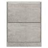 VidaXL Shoe Cabinet Concrete Grey 63x24x81 Cm Engineered Wood 342559