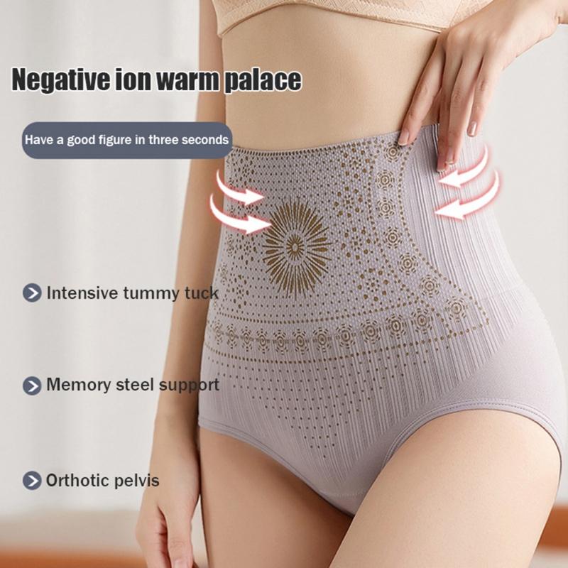 Women High Waist Hip Lifting Abdominal Shaping Briefs Slimming Panties