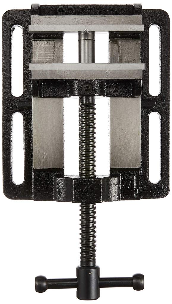 TRUSCO Drill Press Vise, F-Type, 100mm, FV-100