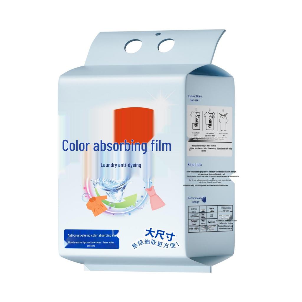Large Hanging Color Catcher Sheets for Preventing Color Bleeding in Washing Machine
