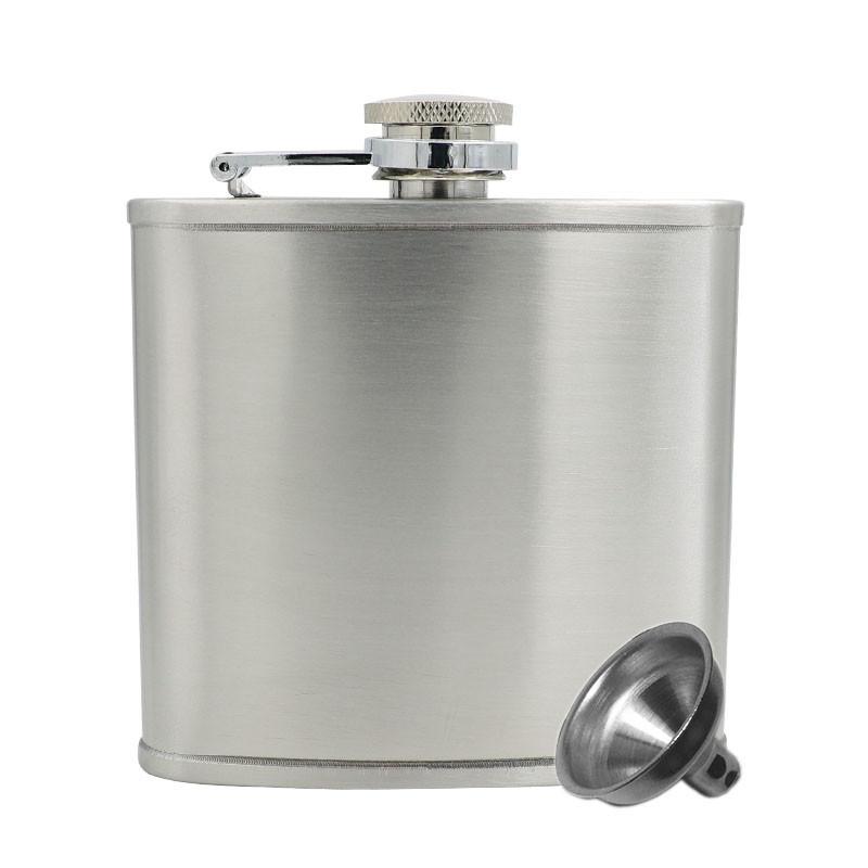 

4/5/6/7/8 унций из нержавеющей стали портативная фляжка для вина, напитков, виски, ликера, напитков с воронкой для подарка