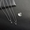 1Pair Magnetic Couple Stainless Steel Necklace Astronaut Pendant Necklace Cartoon Space Star Astronaut Necklace Jewelry For Woman Man