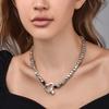 Fashionable Heart-shaped Style, Simple and Non-colliding Decorative Pendant Necklace