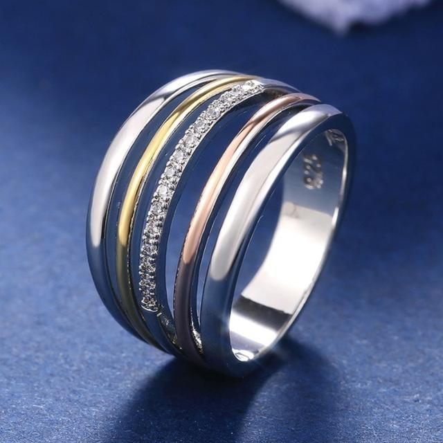 

Кольца Rows для женщин, высокое качество, простой дизайн, ювелирные изделия для вечеринок, повседневные аксессуары для пальцев, подарок на день рождения 8