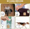 [ATUSIDUN] Keychain Key Ring Car Hook 360 Degree Rotation Accessory