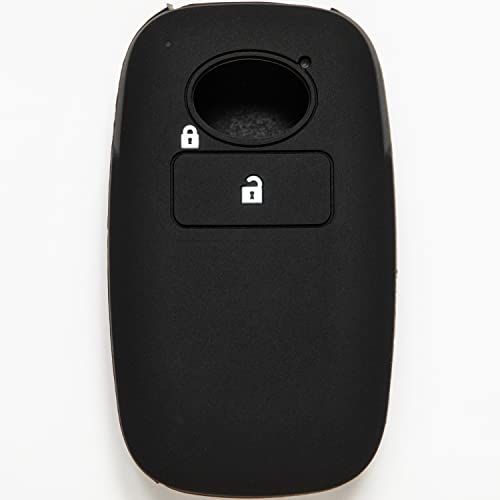 [MALAKO] Silikonowe etui na kluczyki Smart do samochodów Toyota i Daihatsu, Etui na kluczyk, Pokrowiec na kluczyk, Silikon, Bezkluczykowy, Brelok do kluczy, 1 przycisk, Rise Rocky, Sc