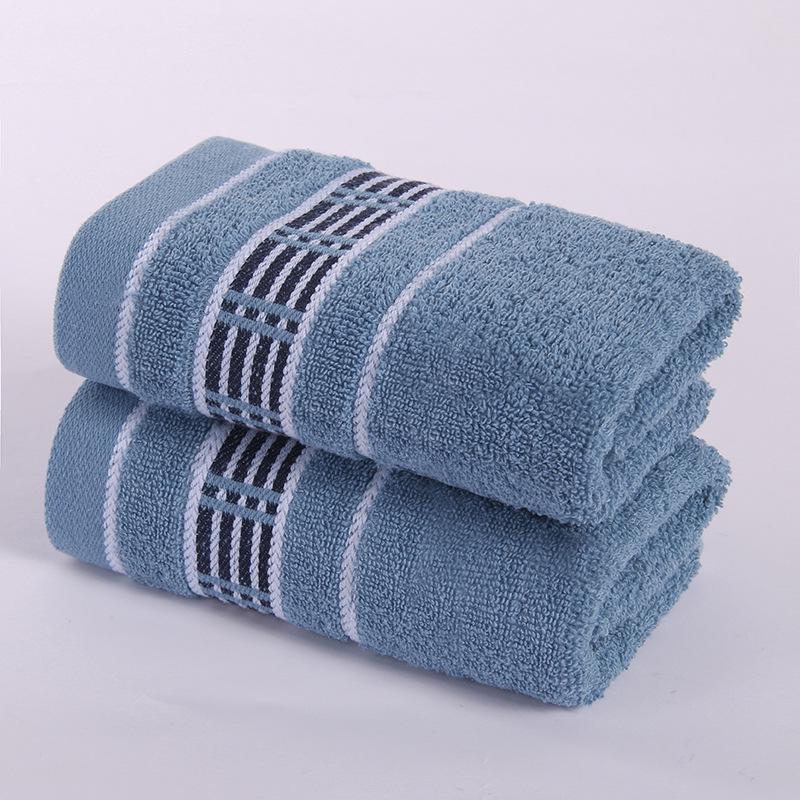 Embroidery Soft Absorbent Face Towel: Thickened Pure Cotton with Polyester Blend