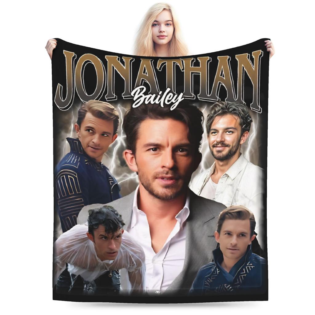 Jonathan Bailey Blanket  Warm Funny Plush Bedding Throws For Child Outdoor Flannel Bedspread Bed Cover