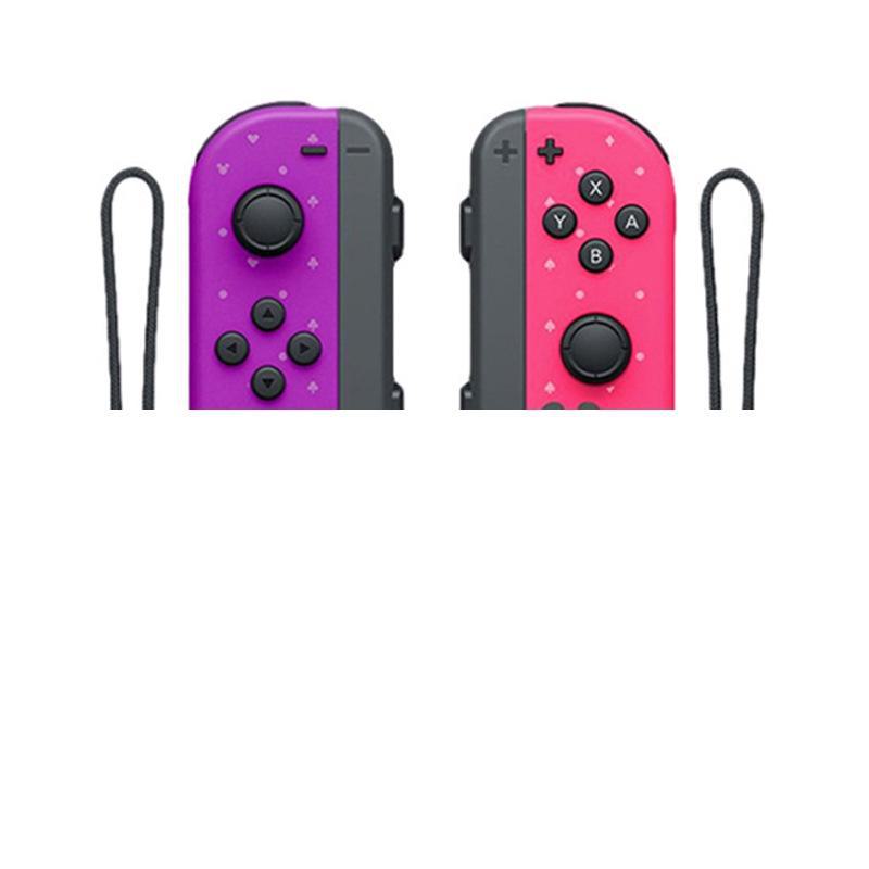 NS Switch JoyCon Bluetooth Controller with Left/Right Handles, Remote Wake-Up, and Hand Strap