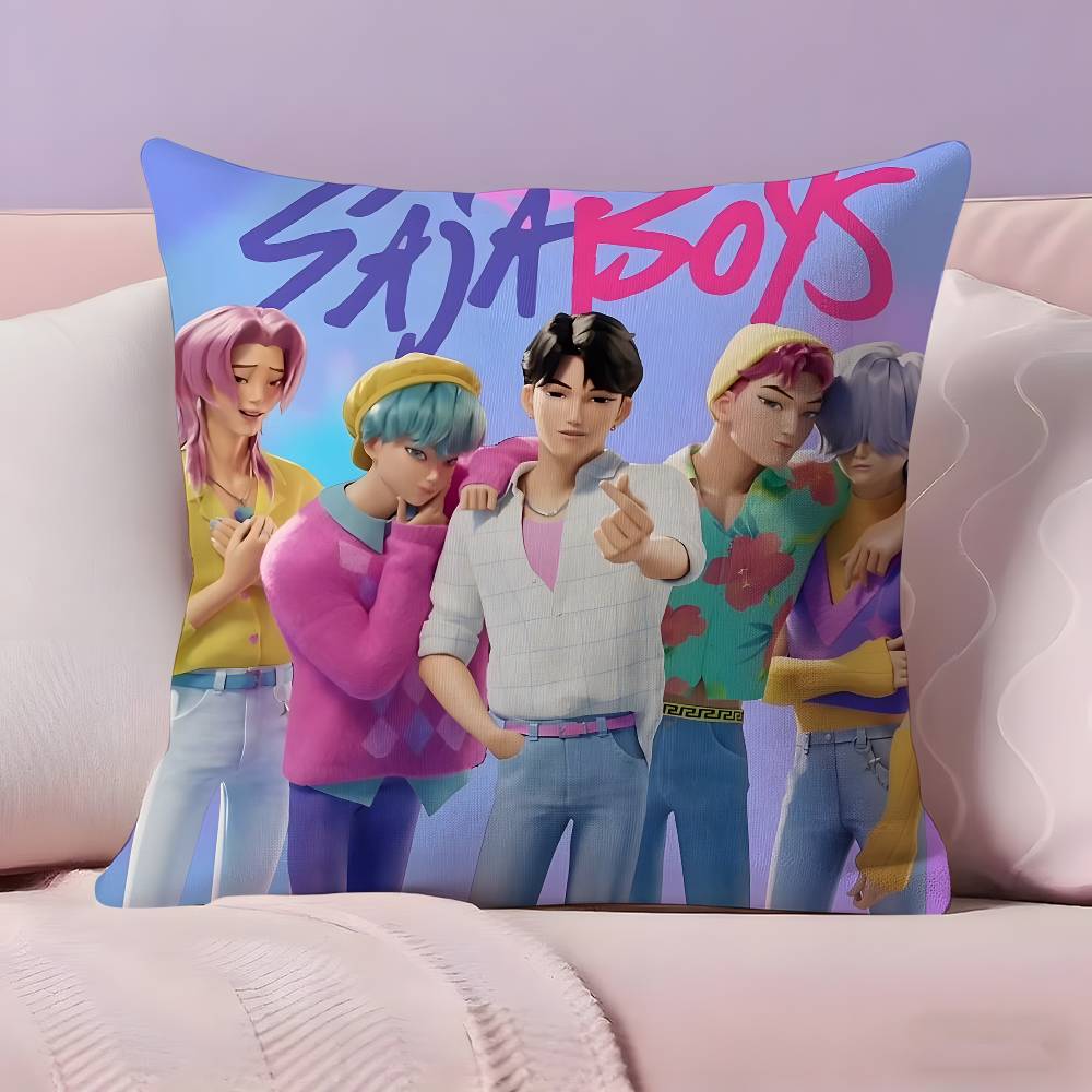 Hot KPop S-Saja Boys Pillow Case Pillowcase Ultra Soft Skin Friendly Fabric Cloud Like Comfort & Concealed Zipper