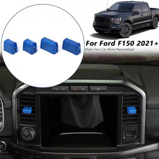 Center Console AC Air Conditioner Outlet Vent Cover Trim For Ford F150 +Blue