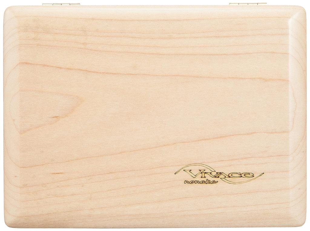 Vivace Wooden Reed Case for Tenor Saxophone and Bass 6 Natural Clarinet, Pieces, Color