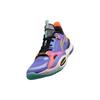 New LINING All City 10 V1 Basketball Shoes Men Low Top Fluorescent Blue Purple ABAS009-FN
