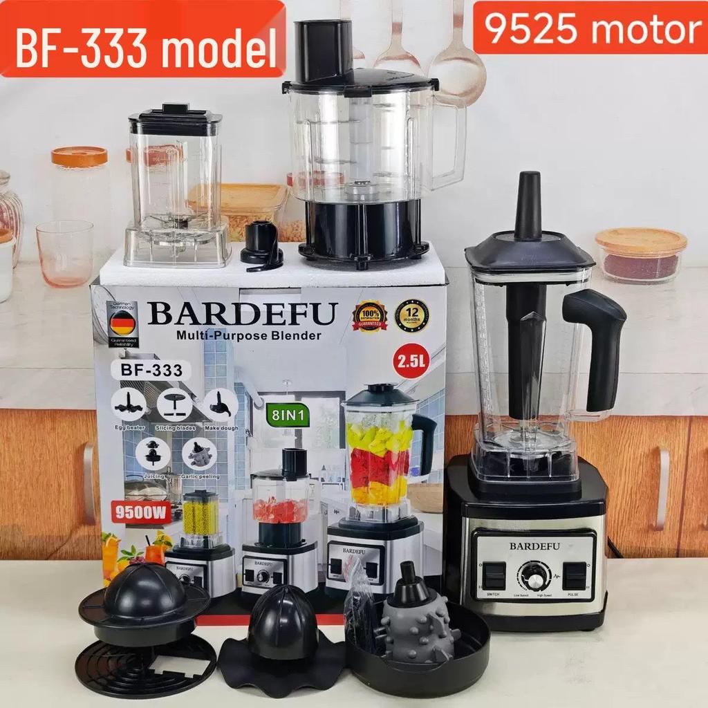 4L 8-in-1 Commercial Stainless Steel Juicer and High-Power Blender with Pulp Separator