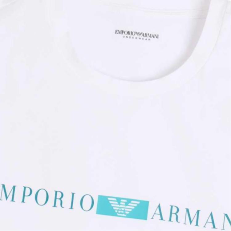 EMPORIO ARMANI SS25 T Shirt Men's White EM000379-AF10774-U0002