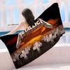 Retro Popular M-metallicaS Band Microfiber Printed Beach Towel Mountain Climbing Yoga Beach Swimming Running Absorbent Towel