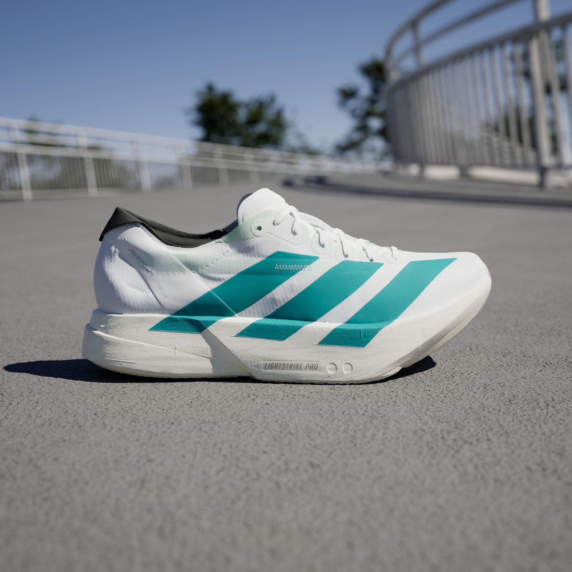 adidas Adizero Adios Pro 4 White Pulse Teal 40