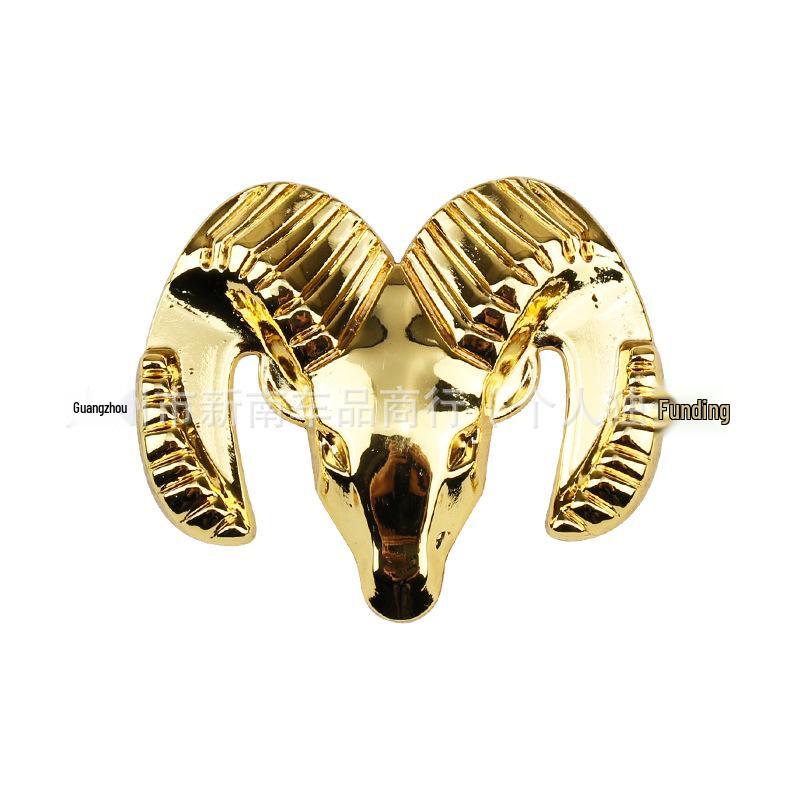 Dodge Journey Sheep Head Metal Emblem - Front & Rear Decal