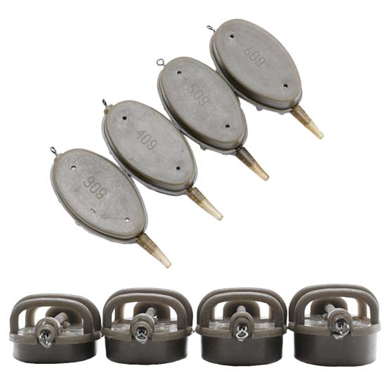 Karpfenangeln Futterkorb Köder Falle Köderwerkzeug Tackle Form mit Bleigewicht