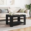 LED Coffee Table Black 73 x 53 x 45 cm Particleboard