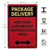 Custom Aluminum Road Warning Sign for Home Garage Yard Outdoor Decor