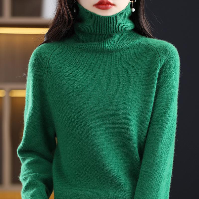 Women Sweater Turtleneck MODERN NEW SAGA Winter Knitted Pullover Autumn Soft Warm Wool Sweaters Knit Top Female Jumper