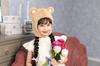 Clearstone Cosplay Halloween Fluffy Beige Headgear, Bear, Kids,