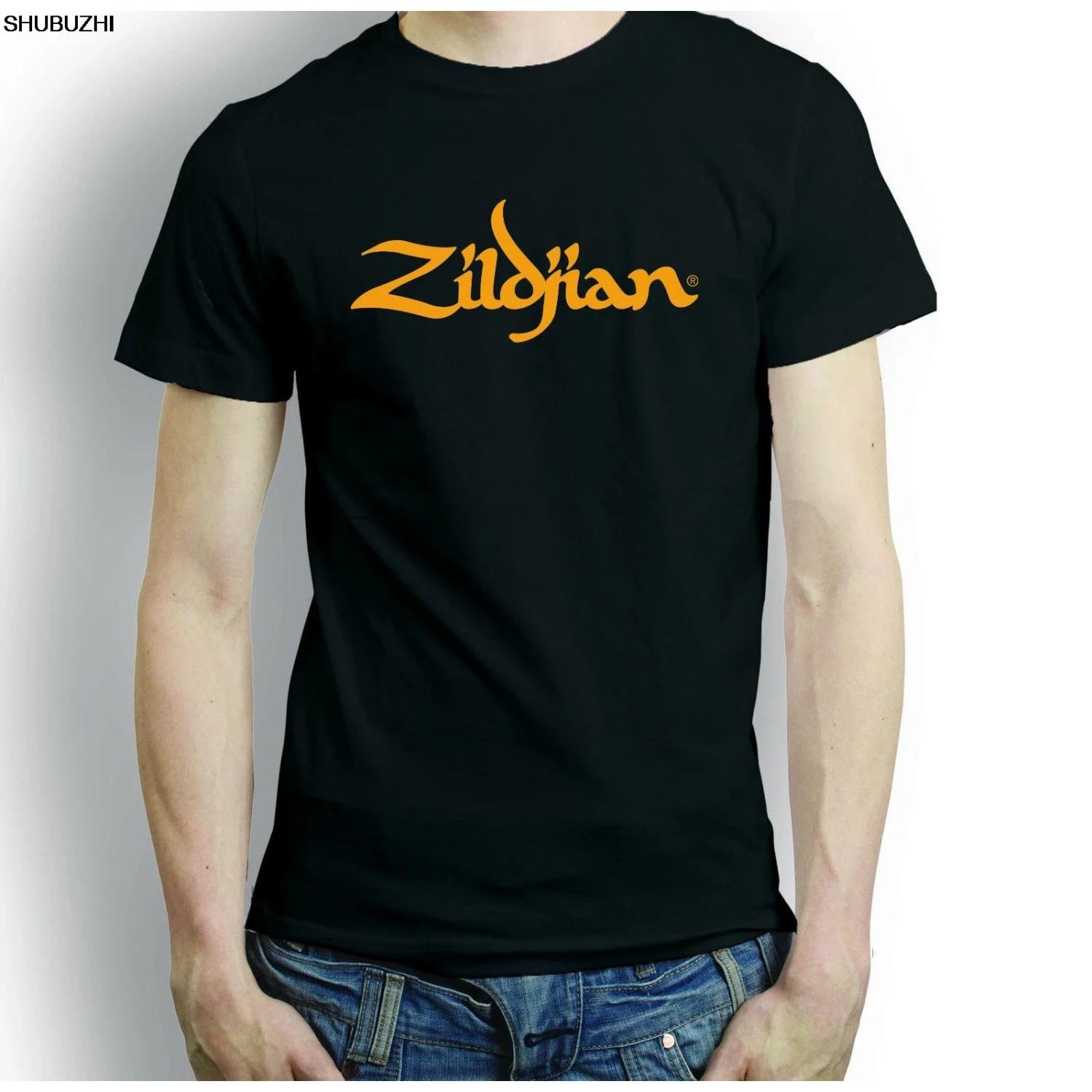 

мужская хлопковая черная футболка ZILDJIAN CYMBALS DRUMS T-SHIRT DRUMMER GIUTAR MUSIC TURKISH Hip-Hop Простая сшитая футболка T Shirt sbz128 S чёрный
