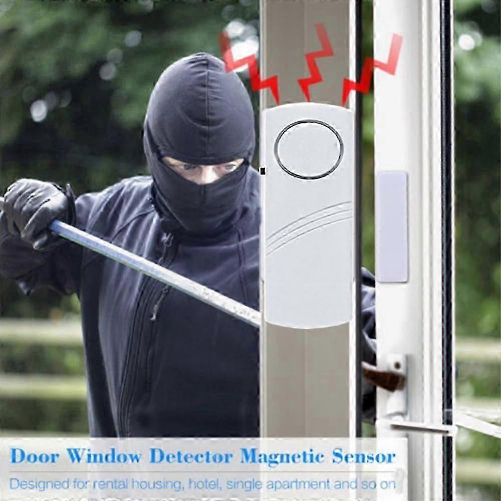 Magnetic Sensor Wireless Burglar Alarm for Doors and Windows