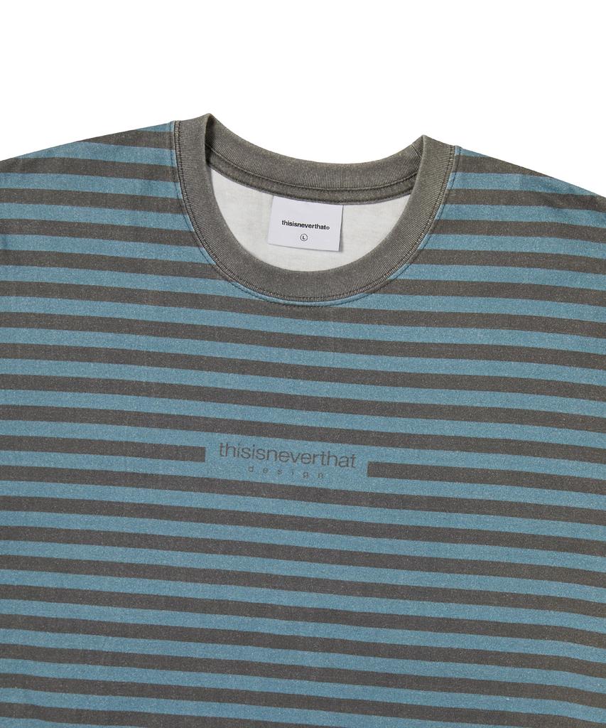 THISISNEVERTHAT Printed Striped Tee Green