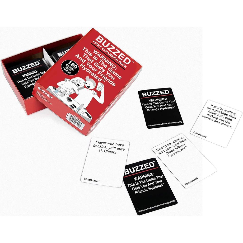 Buzzed English Version Adult Drinking Card for Friends Parties Game Nights