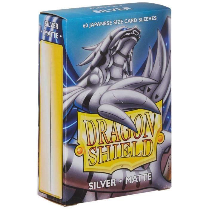 Pochettes de cartes - Dragon Shield AT-11108 - Matte Japonais - Argent - Protection durable