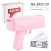 60-Electric Money Spray Gun: Unique Toy Shooting US Dollar Bills