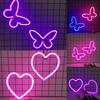 LED Night Light Neon Rainbow Cloud  USB or Battery Love Pride Bedroom Living Room Wedding Party Decoration Birthday Gift lamp