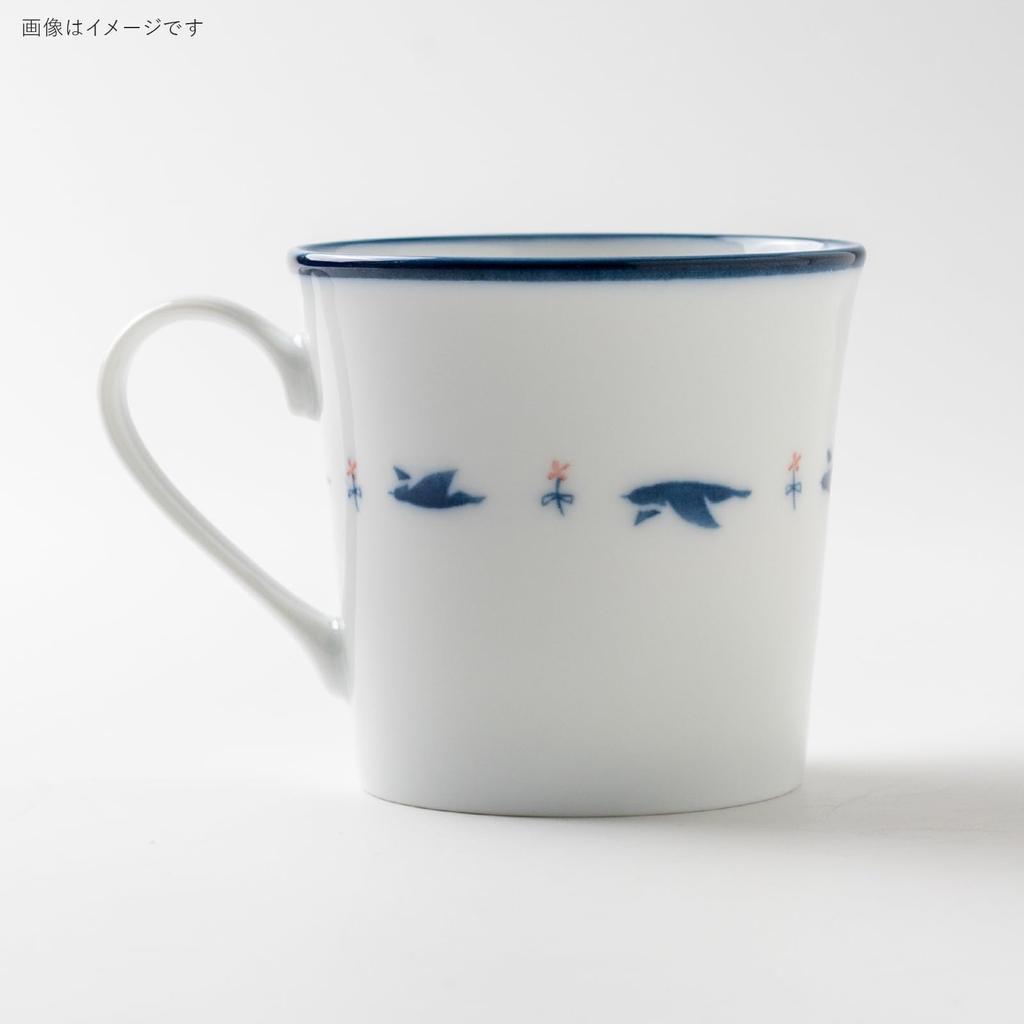 Minoru Pottery Flapping Bird Mug