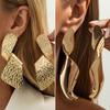 Geometric Twisted Pendant Earring Irregular Ear Ring New Big Drop Earrings  Women Jewelry Accessory
