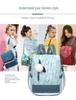New 2025 Oxford Cloth Women’s Casual Korean Style Printed Anti-Theft Backpack