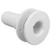 1‑1 8in Boat Through Hull Connection Plastic White Pipe Fitting for Onboard Plumbing System
