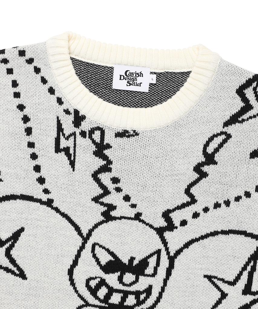 CAVISH Honey Bee Knit Sweater Ivory(Cv2Fsuk600A)