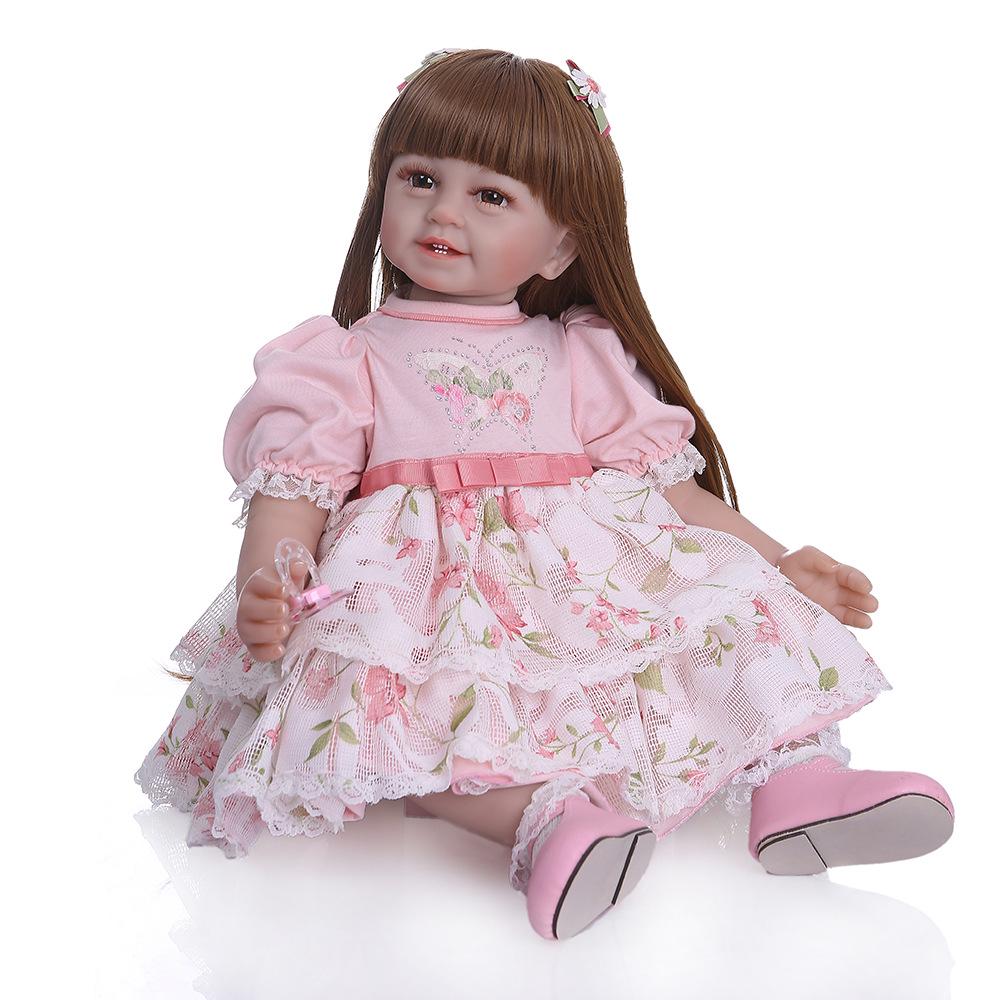 NPK Realistic Silicone Long-Haired Princess Doll - New Arrival