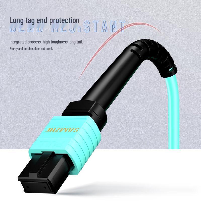 SAMZHE OM3 MPO Multimode Fiber Optic Patch Cable