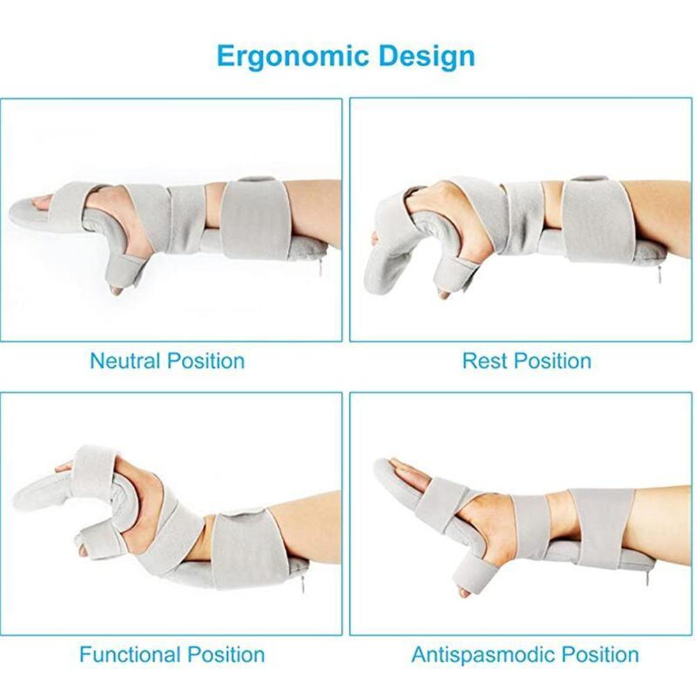 Adjustable Stroke Hand Brace Support Finger Night Hand Splint Support Orthopedic Wrist Rest Arthritis Tendonitis Rehabilitation