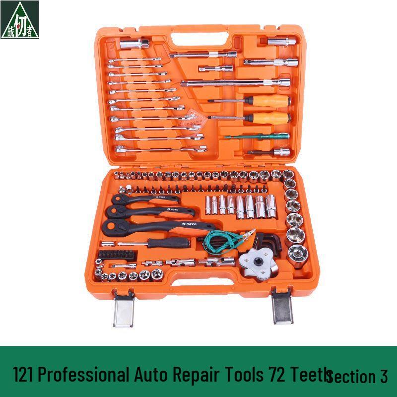 

Zhanrenzhe Ratchet Wrench & Socket Tool Set Auto & Motorcycle Repair Kit