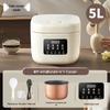 Smart Multifunctional Rice Cooker with Non-Stick Pot and Timer Reservation