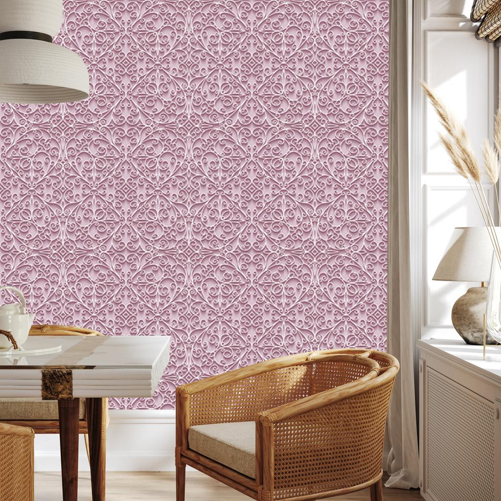 Wallpaper Beautiful Ornamental Pattern for Living Room and Bedroom 50x1000