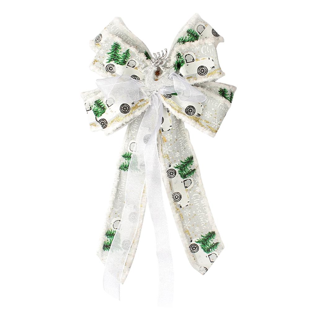 Large Christmas Bow Christmas Tree Topper Bows Christmas Decoration Supplies for Front Door Indoor Outdoor Wall Decoration
